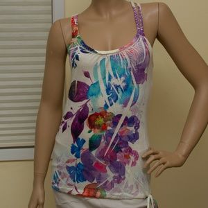 AMERICAN RAG CIE Floral Watercolor Top